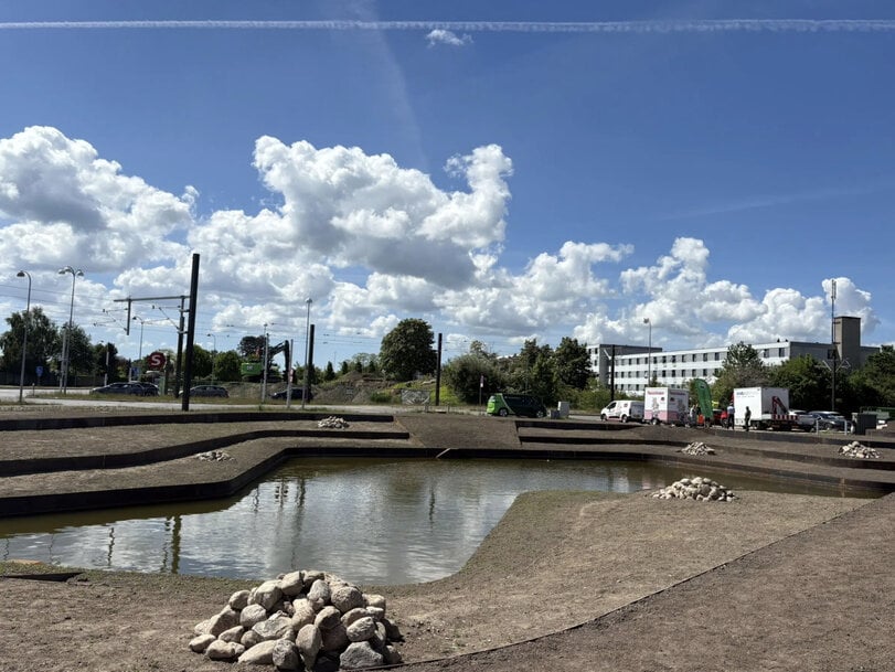 SYSTRA afleverer første regnvandsbassin i klimatilpasningsprojekt i Ishøj