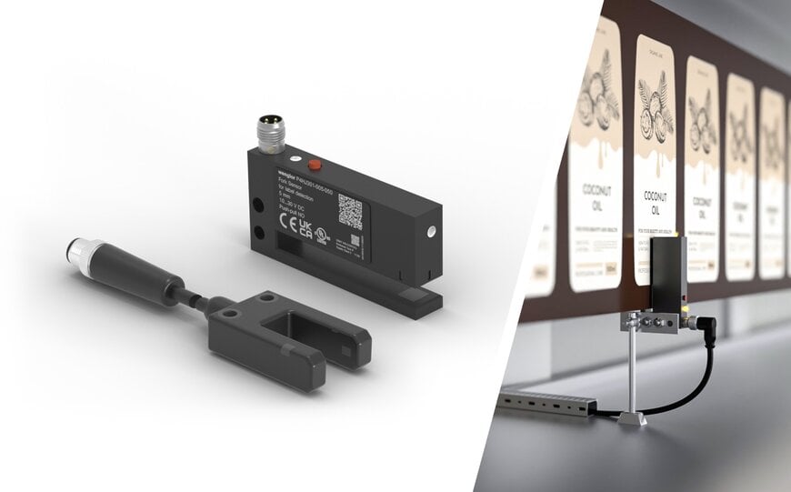 Miniature Fork and Label Sensors for Industrial Automation Systems