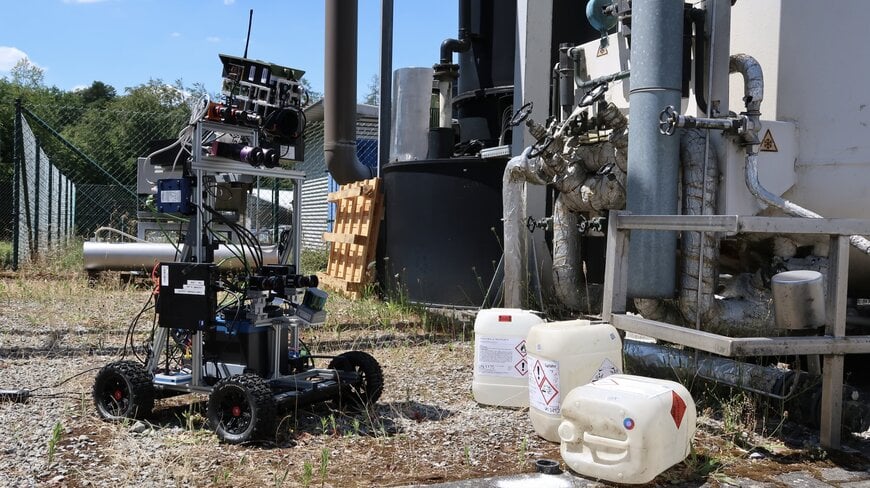 DLR Tests Robotic Remote Hazardous Substance Detection Platform