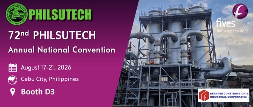Fives to exhibit at the PHILSUTECH 2026 Annual National Covnention