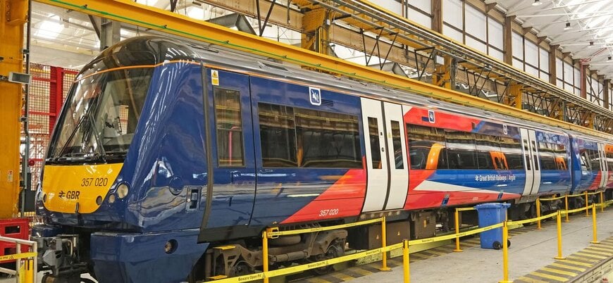 Alstom-built trains for Anglia unveiled in new Great British Railways identity