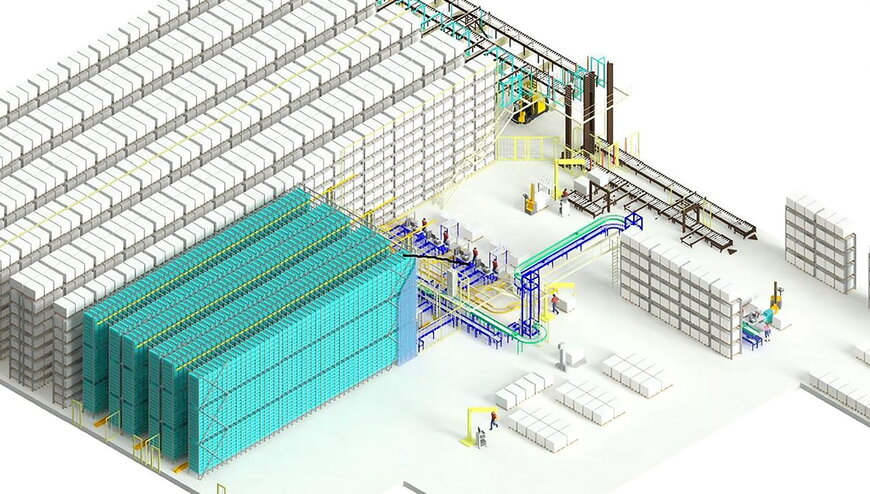 Automated Intralogistics Architecture for Industrial Distribution