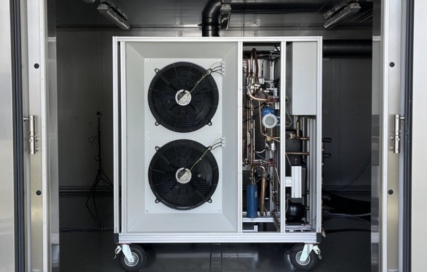 Demostrador integrado de bomba de calor R290 con turbocompresor de alta velocidad