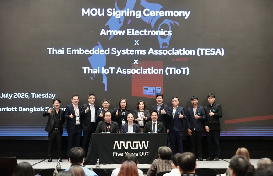 Arrow Electronics ลงนามบันทึกความเข้าใจร่วมกับ TIoTA และ TESA เพื่อพัฒนาอุตสาหกรรมอิเล็กทรอนิกส์ในไทย
