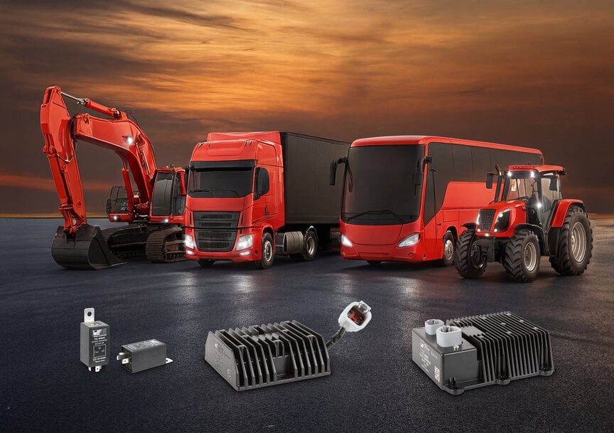 W&uuml;rth Elektronik pr&auml;sentiert neue DC/DC-Wandler f&uuml;r Nutzfahrzeuge
