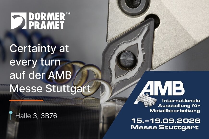 Dormer Pramet Presents New Tools for Metalworking