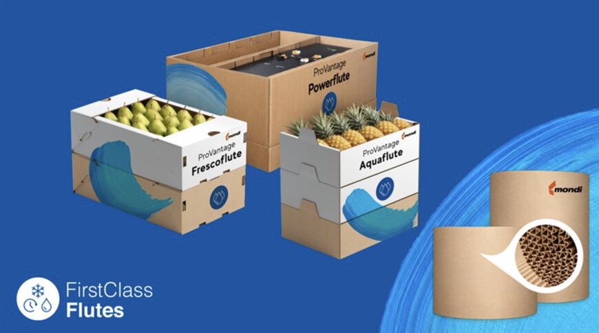 Embalaje de cartón ondulado de fibra mixta optimizado