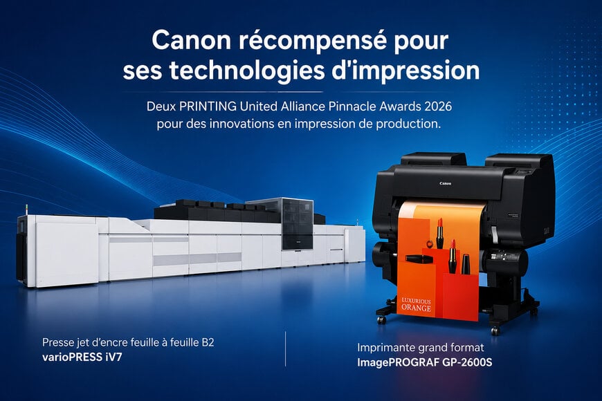 Canon récompensé pour ses technologies d'impression