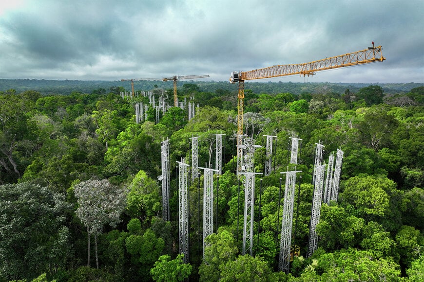 Liebherr Tower Cranes Support Amazon Rainforest Climate Research