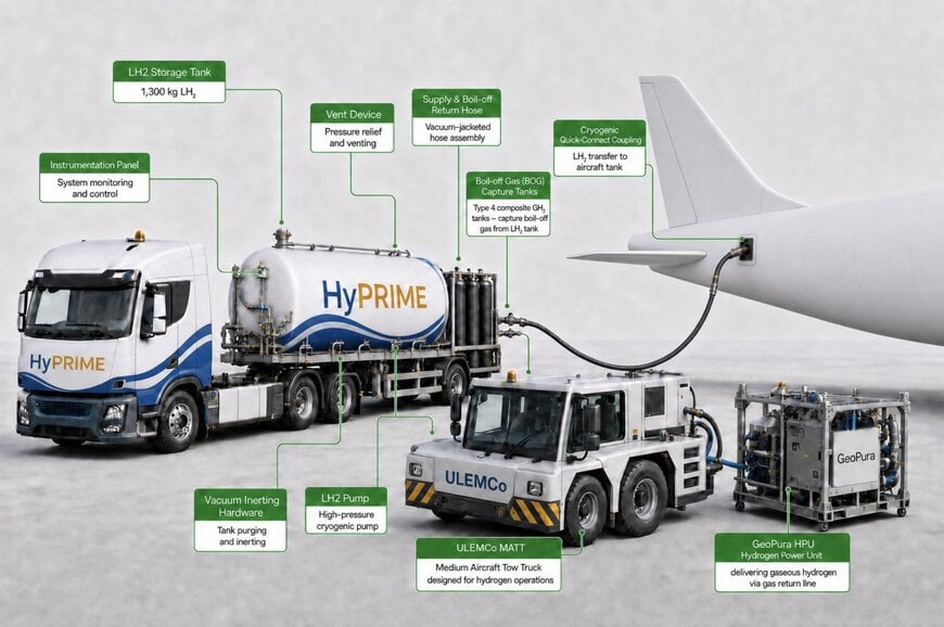 ZeroAvia Leads HyPRIME Project for Airport Liquid Hydrogen Infrastructure