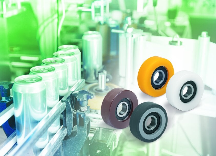 Polyurethane and Polyamide Industrial Guide Roller Series