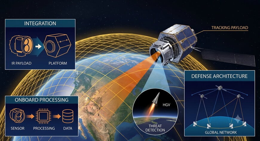 Infrared Payloads and Onboard Processing for Tracking Satellites