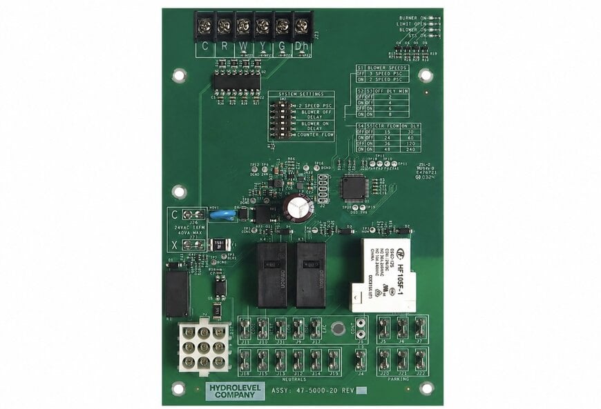 Universal Fan Timer Control for Oil Furnace System Retrofits
