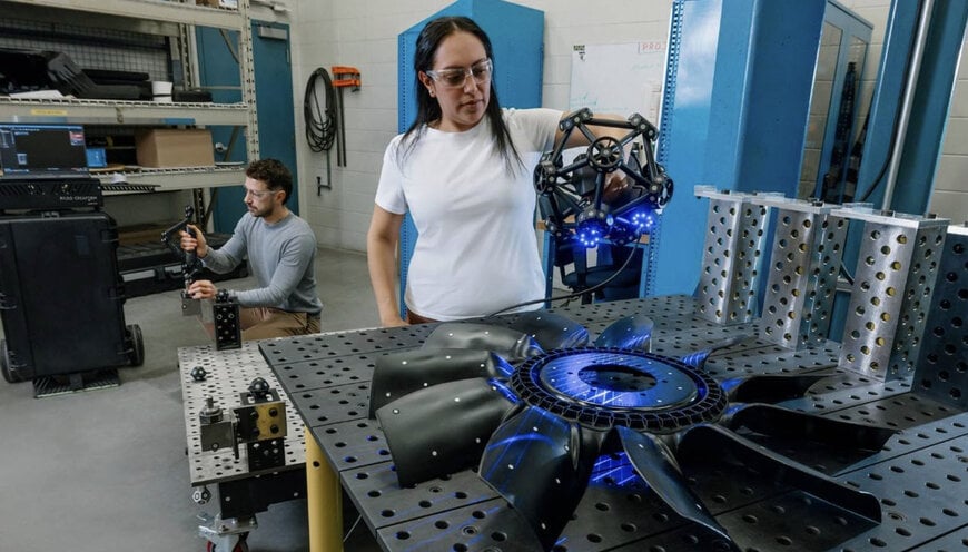 Escáner de Metrología Óptica para Inspección de Producción