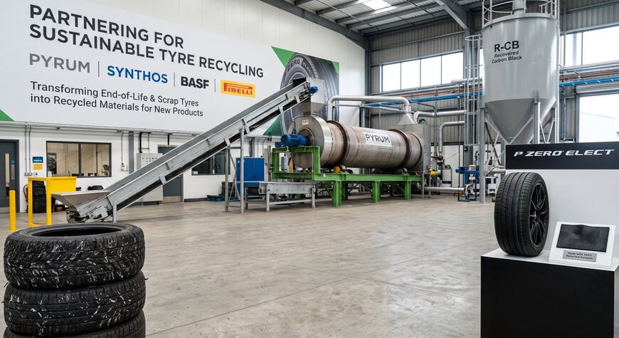 Closed-Loop Tyre Recycling through Advanced Pyrolysis and Mass Balance Polymerization