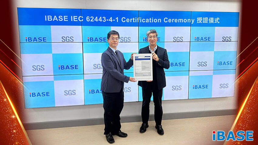 IBASE Earns IEC 62443-4-1 Cybersecurity Certification