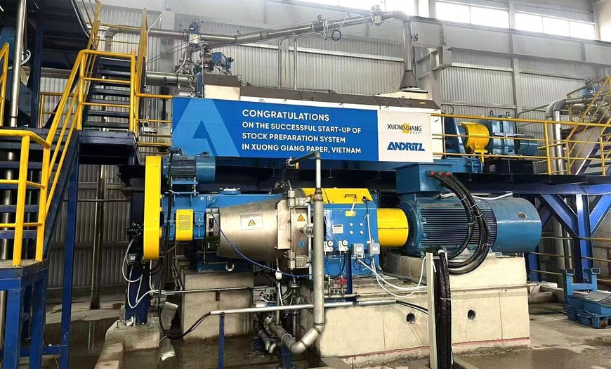 Xuong Giang Paper Commissions ANDRITZ Stock Preparation System