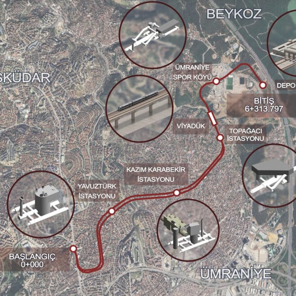 Nouveau projet pour le m&eacute;tro d&rsquo;Istanbul en Turquie