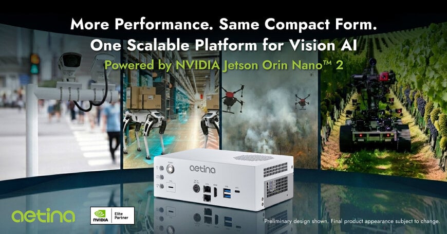 Aetina Supports NVIDIA Jetson Orin Nano 2&nbsp;for Next-Generation Physical AI Edge Applications