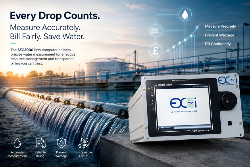 EX-i SFC3000 Flow Computer Enhances Water and Energy Measurement