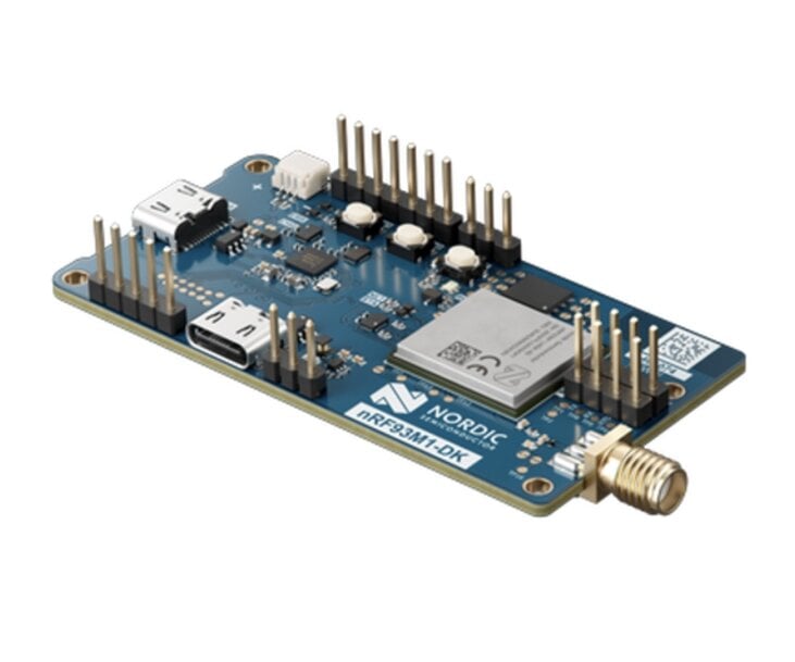 Nordic Semiconductor launches the nRF93M1 LTE Cat 1 bis Module