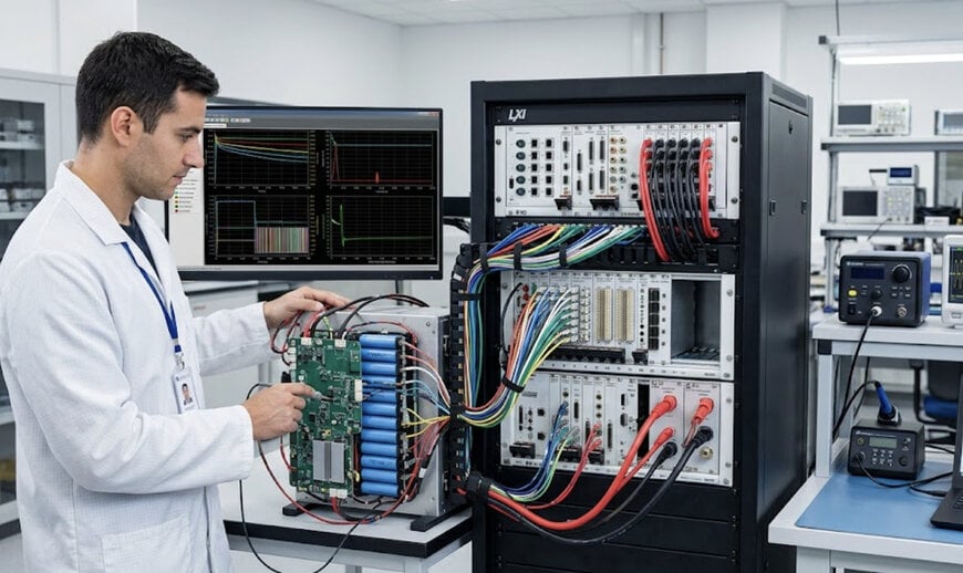 Integration of modular signal switching simulation systems