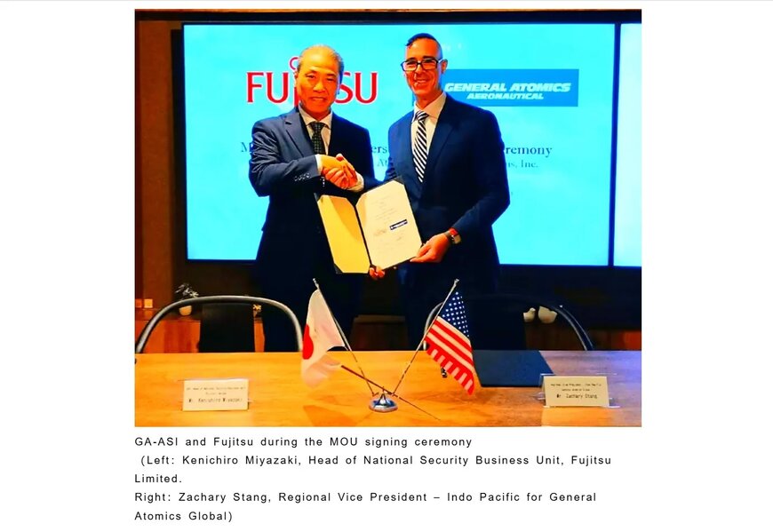 GA-ASI and Fujitsu Partner on MQ-9B Support in Japan