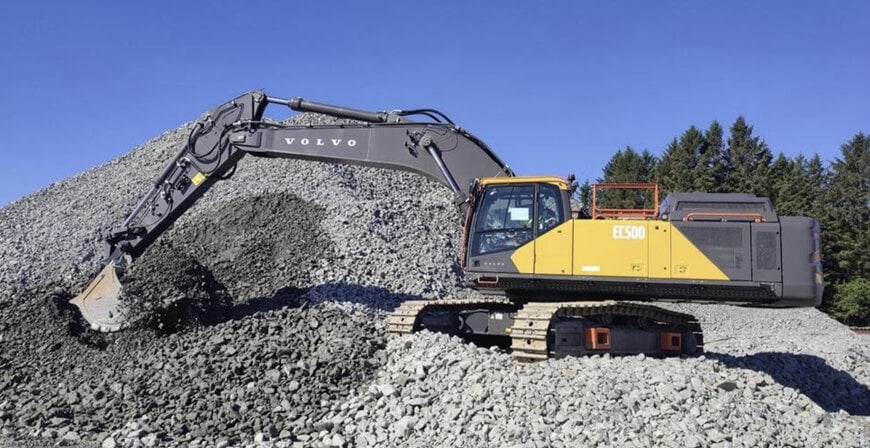 Volvo CE Tests EC500 Electric Excavator in Demanding Norwegian Sites