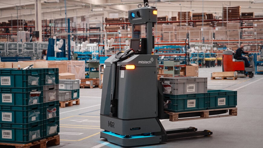 Fermator s&eacute;curise son intralogistique avec le MiR1200 Pallet Jack