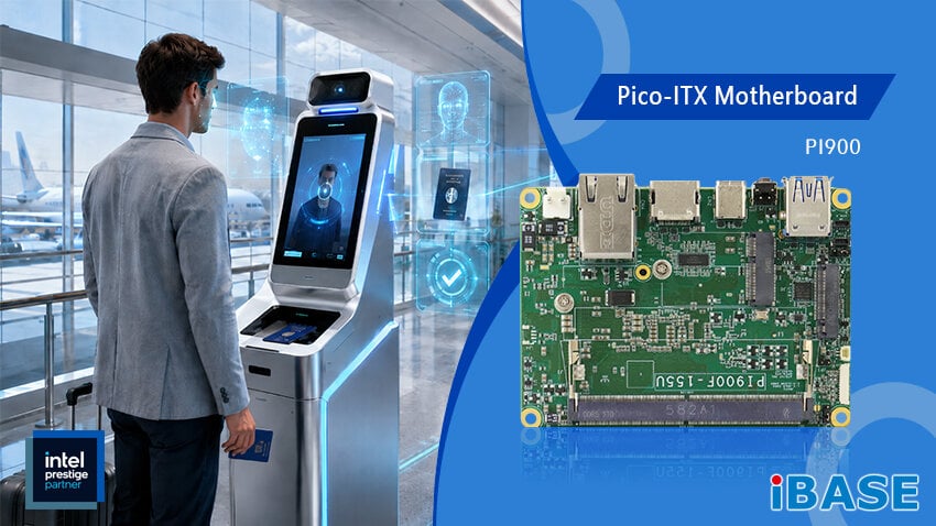 IBASE Debuts PI900 Pico-ITX Motherboard for Edge AI