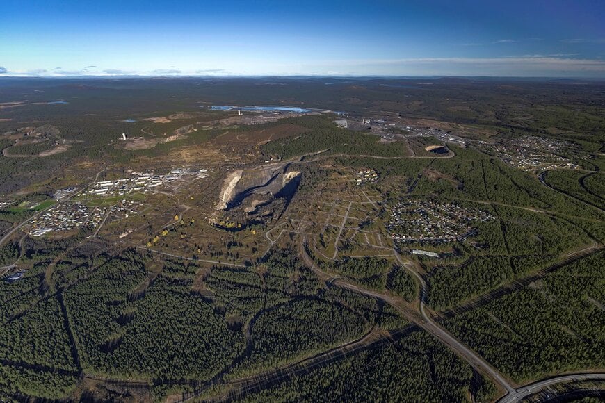 Elektrifieringsinfrastruktur för sorteringsverk för järnmalm