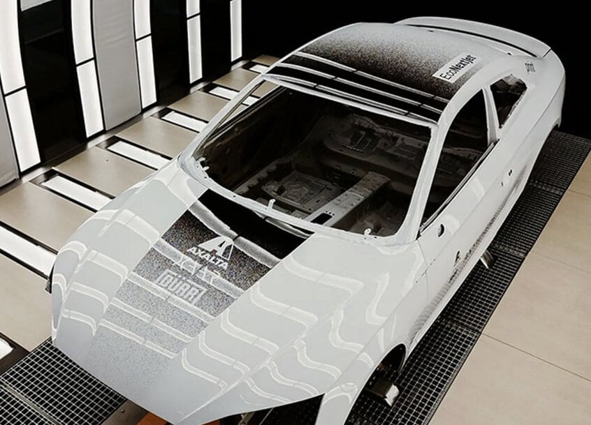 Integration of digital paint technology for vehicle manufacturing