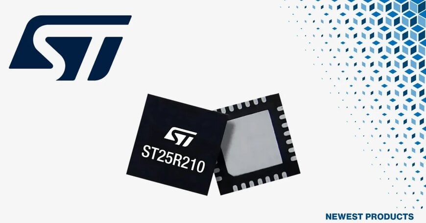 マウザー、ST製汎用NFCリーダー「ST25R210」を発売