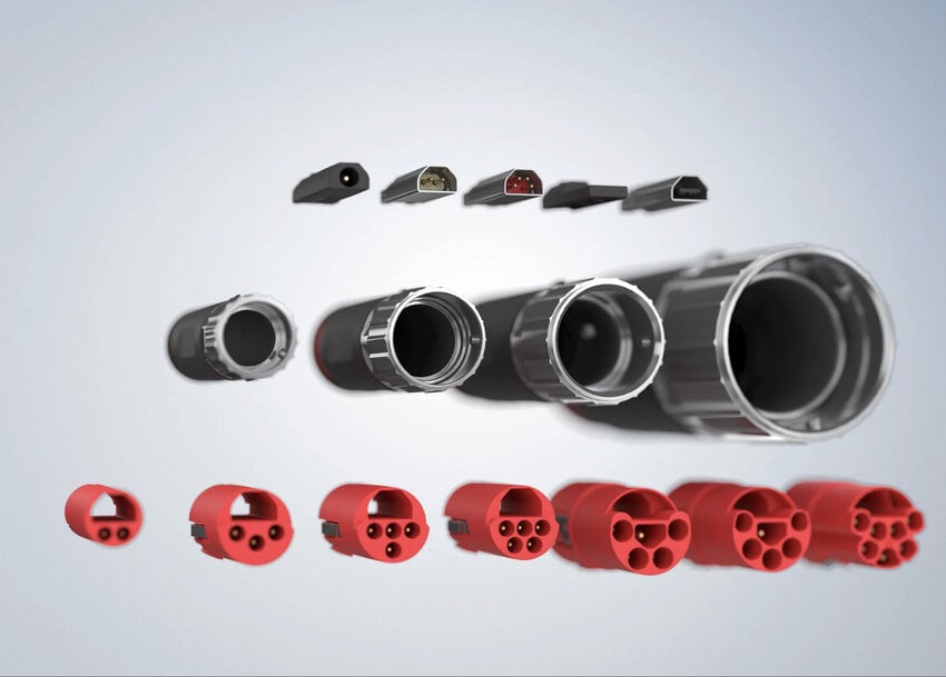 Beckhoff expands hybrid connectors for standardized One Cable Automation systems