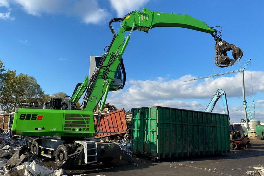 Multi-Functional Material Handler Deployment for Metal Scrap Processing