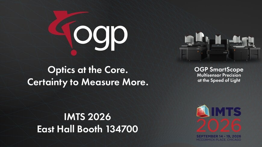 OGP brengt “Optics at the Core. Certainty to Measure More.” naar IMTS 2026