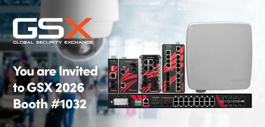 Antaira Showcases High-Power PoE and Layer 3 Networking at GSX 2026