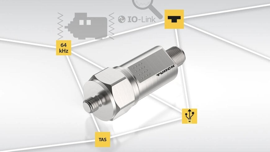 TURCK &eacute;largit la s&eacute;rie CMVT avec le capteur de vibration CMVT-M8TE
