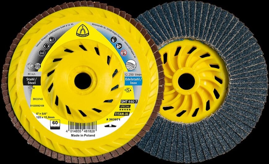 Klingspor Expands Flap Disc Portfolio for Automotive Metalworking Applications