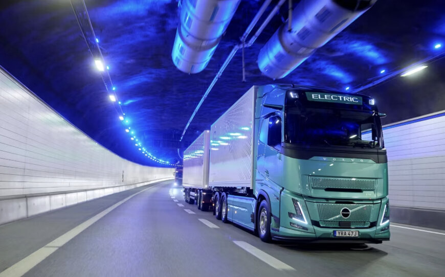 Electric truck for heavy transport up to 80 tons