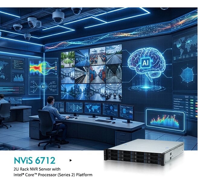 NEXCOM Introduces NViS 6712 AI-Ready NVR Platform