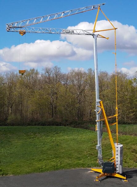 Manitowoc Debuts Potain Evy 28-21 Self-Erecting Crane