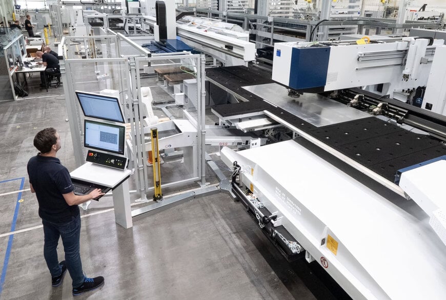 Automated Punching Machine For Sheet Metal Processing
