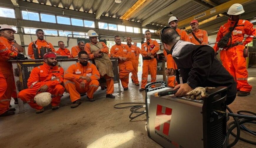 Corte a plasma otimiza a manutenção industrial