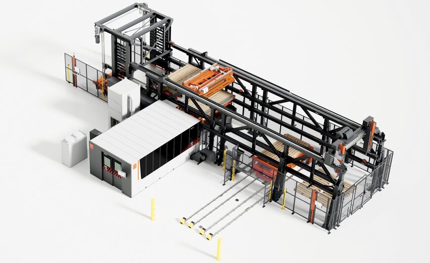 Automated Laser Cutting and Bending in Digital Supply Chains