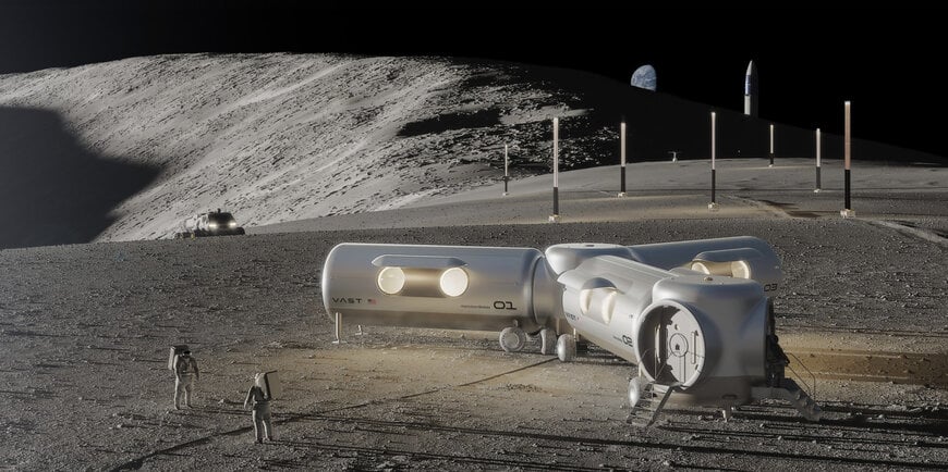 Lunar Infrastructure Development via Commercial Space Station Architecture
