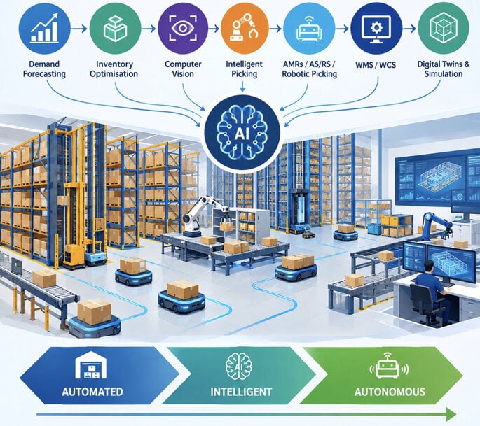 The Intelligent Warehouse: How AI is Redefining Intralogistics
