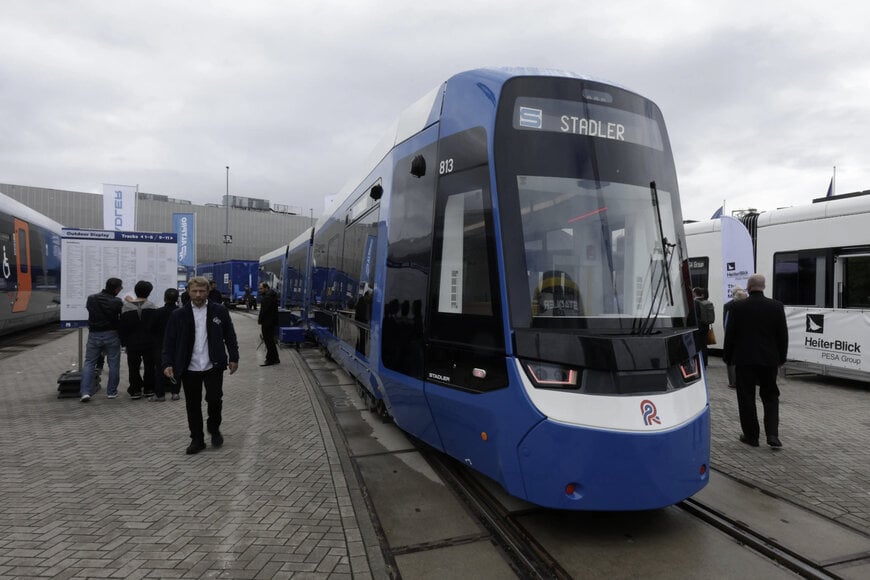 Stadler Showcases Low-Floor TINA Tram at InnoTrans 2026