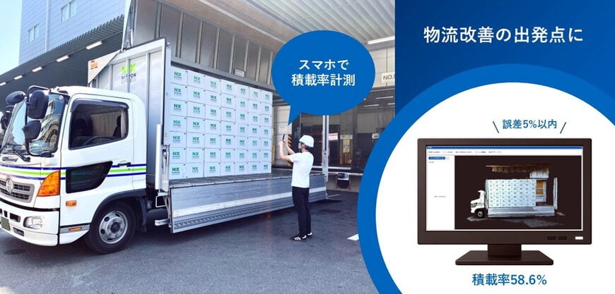 LiDARスキャナを活用したトラック積載率の自動計測技術