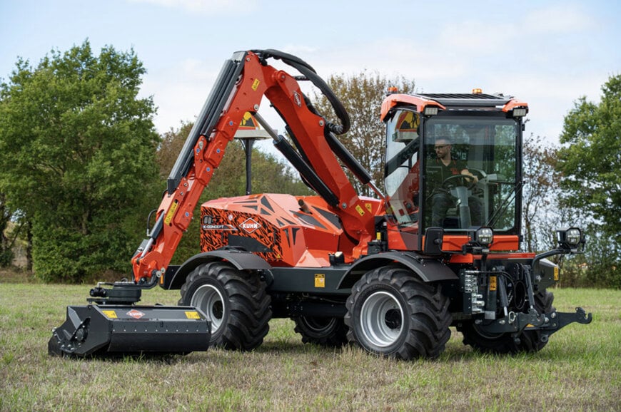 KUHN launches K-CONCEPT self-propelled machine for versatile vegetation maintenance